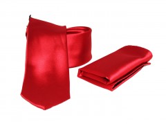    NM Satin Krawatte Set - Rot Sets